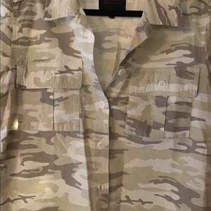 NWT Sanctuary Camo Shirt Jacket